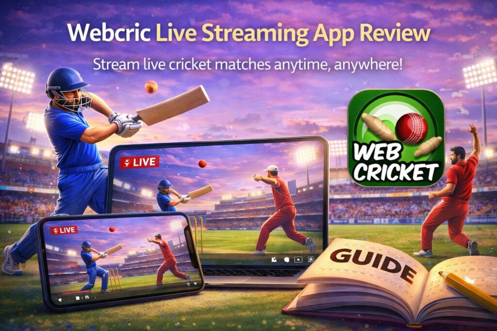 Webcric Live Streaming